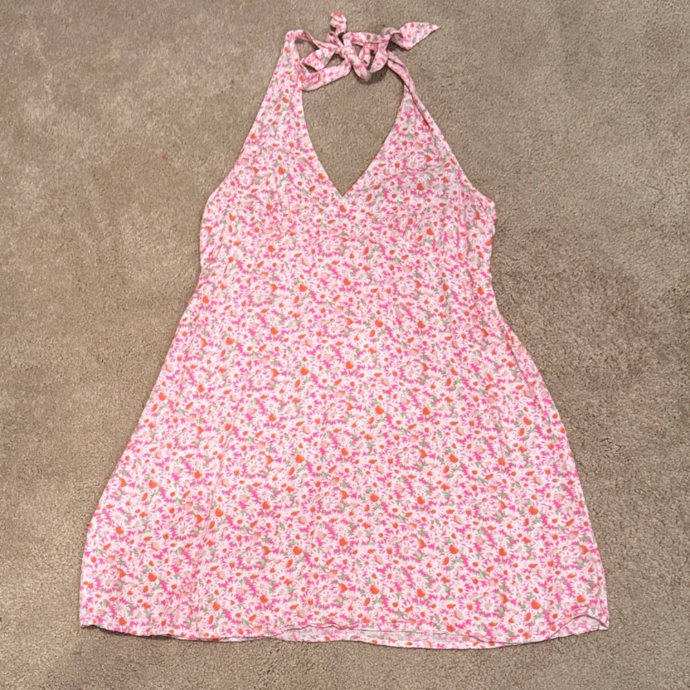 Abound Pink and Orange Floral Top